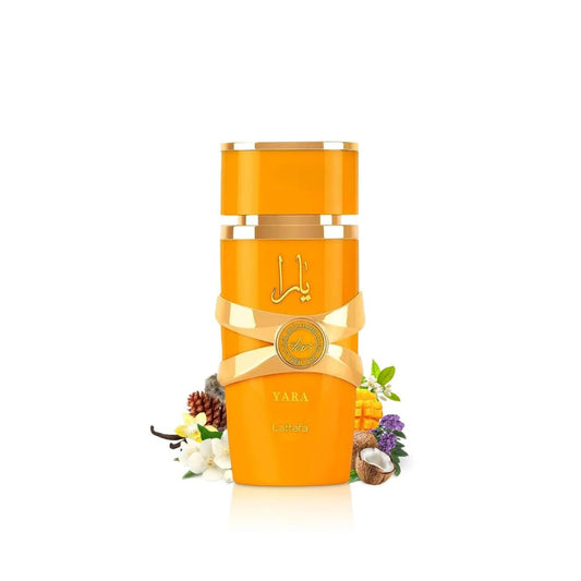 Lattafa Yara Tous - Tropical, Fruity, Floral, Vanilla - Eau de Parfum Long-Lasting Fragrance for Women, 3.40 Ounce / 100 ml