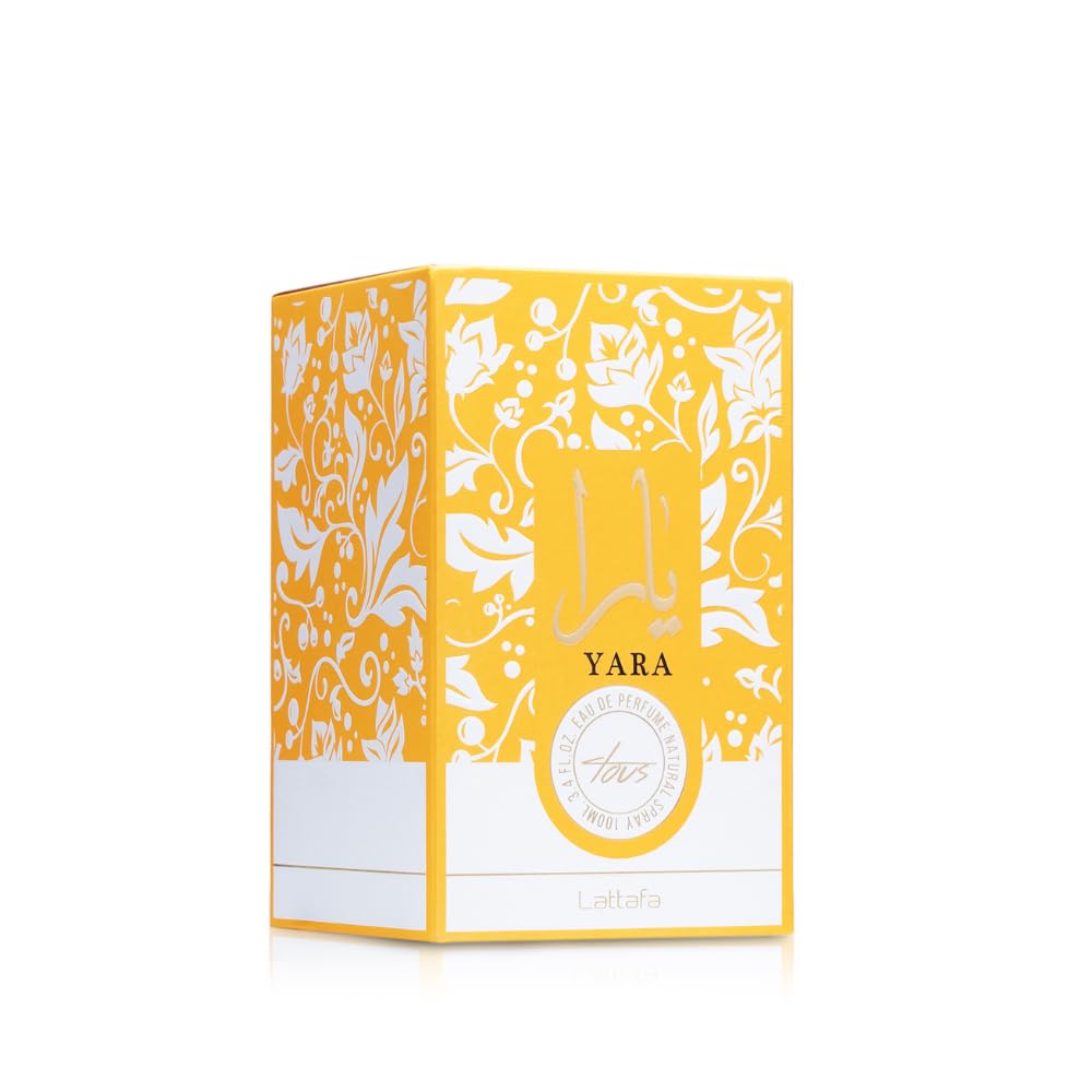 Lattafa Yara Tous - Tropical, Fruity, Floral, Vanilla - Eau de Parfum Long-Lasting Fragrance for Women, 3.40 Ounce / 100 ml